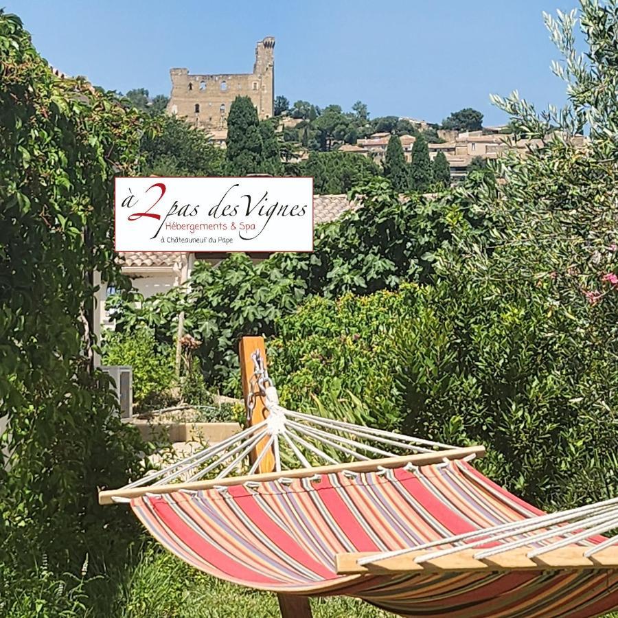 A 2 Pas Des Vignes, Hebergements Et Spa, Maison Numero 6, A Chateauneuf Du Pape Buitenkant foto