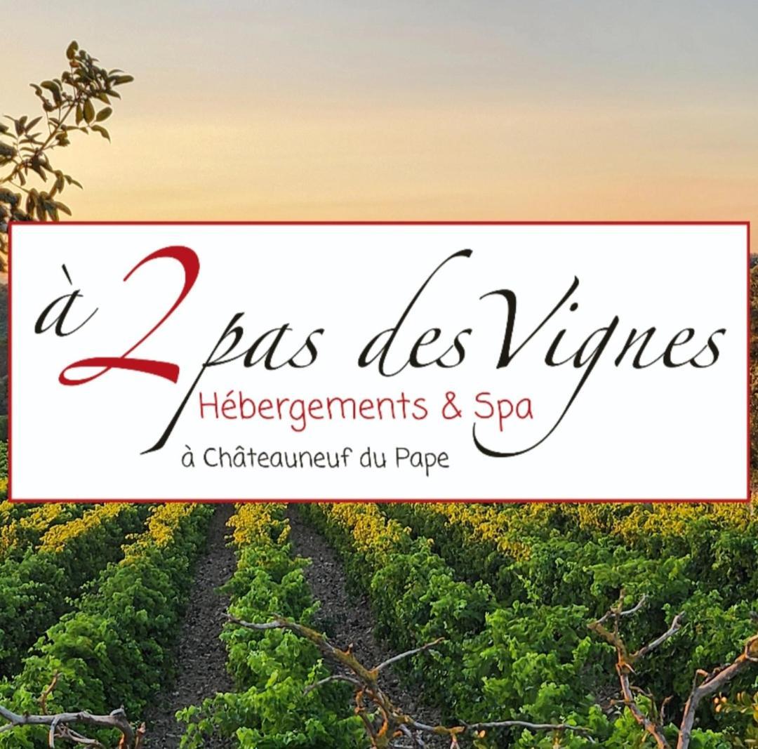 A 2 Pas Des Vignes, Hebergements Et Spa, Maison Numero 6, A Chateauneuf Du Pape Buitenkant foto